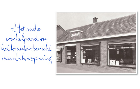 Het oude winkelpand van Basten